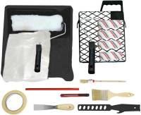 Set renovare 17 piese Cutit, folie, spatula, hartie creponata, rola, cada, perie, accesorii Nespoli