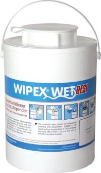 Dozator de șervețele umede WIPEX-WET, plastic alb
