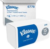 KLEENEX Prosoape de mâini mari pliate 124 de prosoape