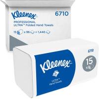 Prosoape de mâini pliate Kleenex ULTRA Alb 96 prosoape