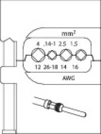 8140-18 Modul-Einsatz für schwere Steckverbinder 0,14-4mm