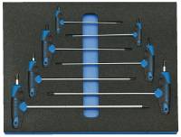 2005 CT2-2143 KTX Winkelschraubendreher-Satz in Check-Tool-Modul, 7-teilig