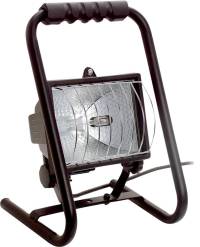 Spot cu halogen de 400 W, suport de podea, grila de protectie