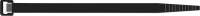 Legături de cablu UV negre 200x4,5mm a100 bucăți SapiSelco