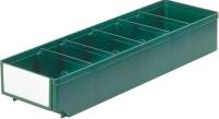 Cutie cu despartitoare RK500/152 verde, 500x152x83mm, LAKAPE