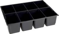 Compartmentare piese mici pentru L-BOXX 136 si LS BOXX, 315x405x97mm, 8 compartimente