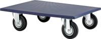 Carucior universal pentru transport, 600x300x140mm, max 300kg, roti cauciuc 100mm