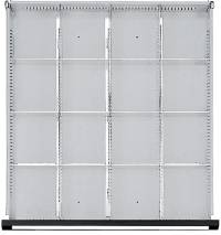 Set separator sertar pentru FH 90-150mm 1/4 diviziune pentru sertar L500xD540 mm