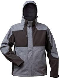 Geaca softshell Tau marimea 2XL, gri/negru