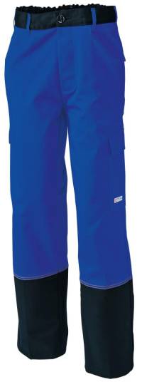 Bundhose Weld Shield, Gr.48,kornblau/schwarz