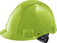 Casca de protectie G3000N, ABS, sistem cu clichet, verde neon, 3M