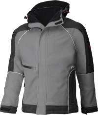 Geaca softshell WALTER, gri-negru, marimea 2XL