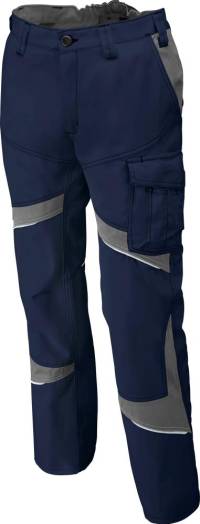 Pantaloni KUBLER ACTIVIQ, marimea 48, albastru inchis/antracit, KUBLER