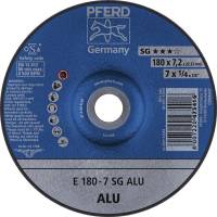 Disc de poliizat SG ALU pentru aluminiu, 115x7,2mm, curbat, horse