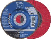 Disc lamelar POLIFAN CO-COOL SG STEELOX, 115mm, gran.40, drept, PFERD