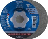 Disc de polizat CC-GRIND-SOLID SGP STEEL pentru otel, 115mm, PFERD