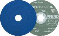 Disc de police COMBICLICK pentru otel, 125mm, gran.36, granulatie VICTOGRAIN, horse