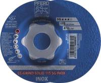 Disc de police CC-Grind Solid SG INOX pentru inox, 115mm, HORSE