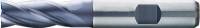 Freza cilindro-frontala HSS Co8%, scurta, 4 taisuri, 2.00mm, TiAlN,  DIN844, FORUM