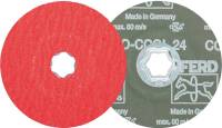Disc abraziv pe suport fibra COMBICLICK CC-FS CO-COOL, 115mm, gran.24, cal