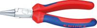 Cleste cu bacuri rotunde, cromat, 140 mm, manere bicomponent, KNIPEX