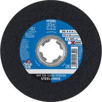Disc de debit X-LOCK SG STEELOX pentru otel, inox, 125x1,6mm, drept, horse