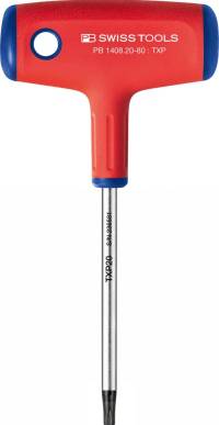 Șurubelniță cu mâner în T, pentru suruburi TORX Plus® IP20x80mm, SWISS TOOLS