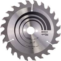 Pânză de ferăstrău circular HM 160x20mm 24Z WZ Bosch Optiline