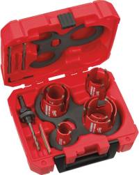 Set ferăstrău cu găuri BIG HAWG 35/44/51/57/68/76mm Milw 10 buc.