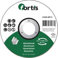 Disc de bit pentru aluminium, nemetale, 115x1,0mm, drept, Fortis