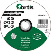 Disc de debitat pentru aluminiu, nemetale, 180x1,6mm, drept, FORTIS